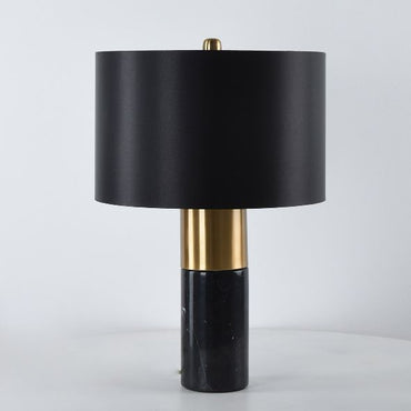 Siva 1 Light Black Table Lamp