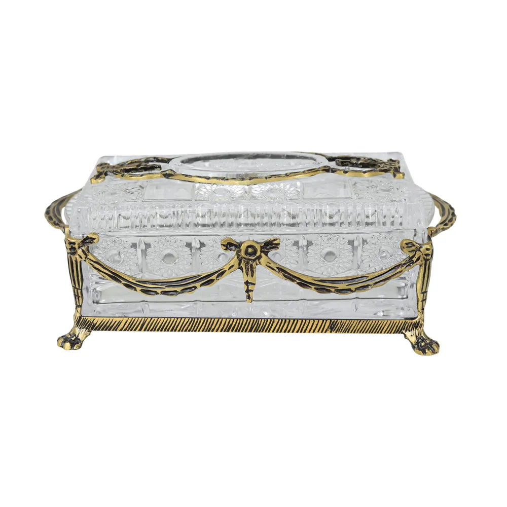 Tissue box code 8056, Italian bronze