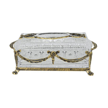 Tissue box code 8056, Italian bronze