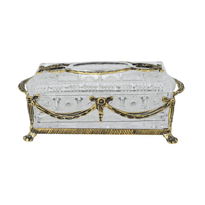 Tissue box code 8056, Italian bronze