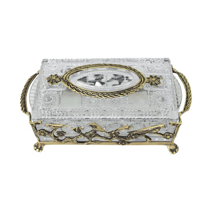 Tissue box code 8055, Italian bronze