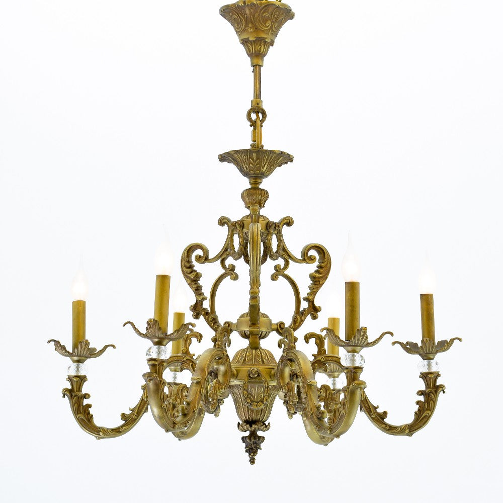 Benefica 6 lights antique chandelier