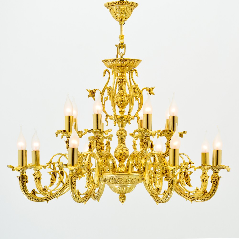 نجفة أطلس جولد ذات 16 لمبة