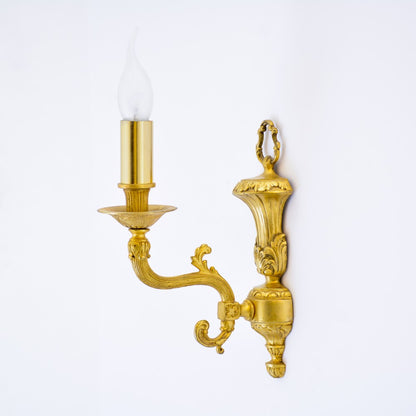 Hannah 1 light gold wall lamp