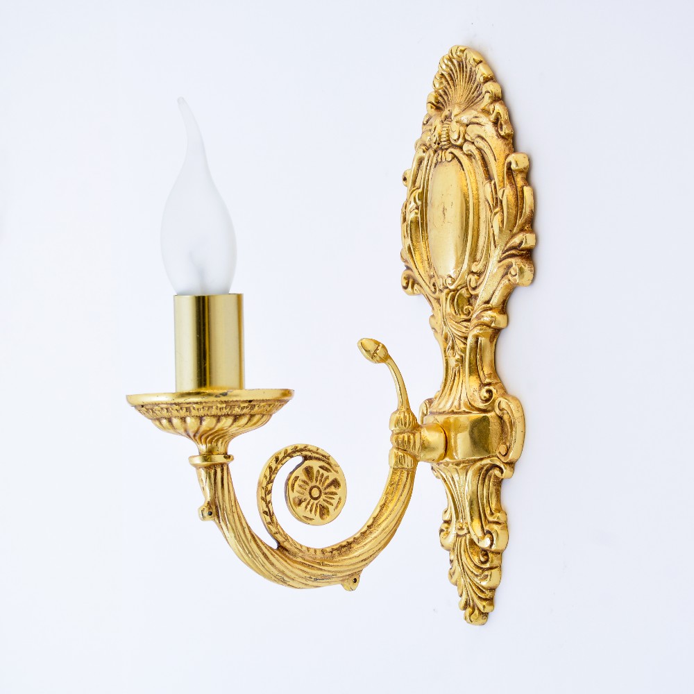 Eileen 1 Light Gold wall lamp