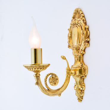 Eileen 1 Light Gold wall lamp