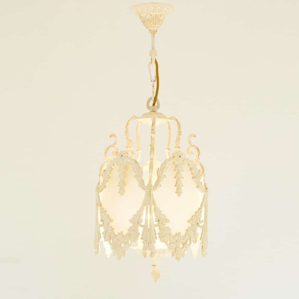 Pentagon 1 Light Whitey Pendant