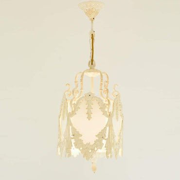 Pentagon 1 Light Whitey Pendant