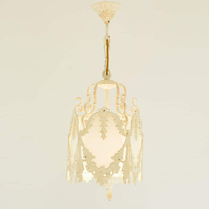 Pentagon 1 Light Whitey Pendant