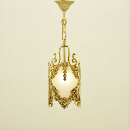 beret Gold 1 Light Pendant