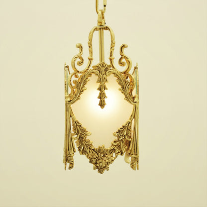 beret Gold 1 Light Pendant