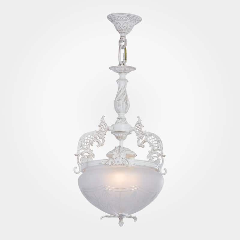 فانوس تشارم، 3 لمبة، ألومنيوم، 30×70 سم أبيض من قنديل مصر - Charm Lanterns, 3 Lights, Aluminum, 30×70cm White|Kandil Egypt