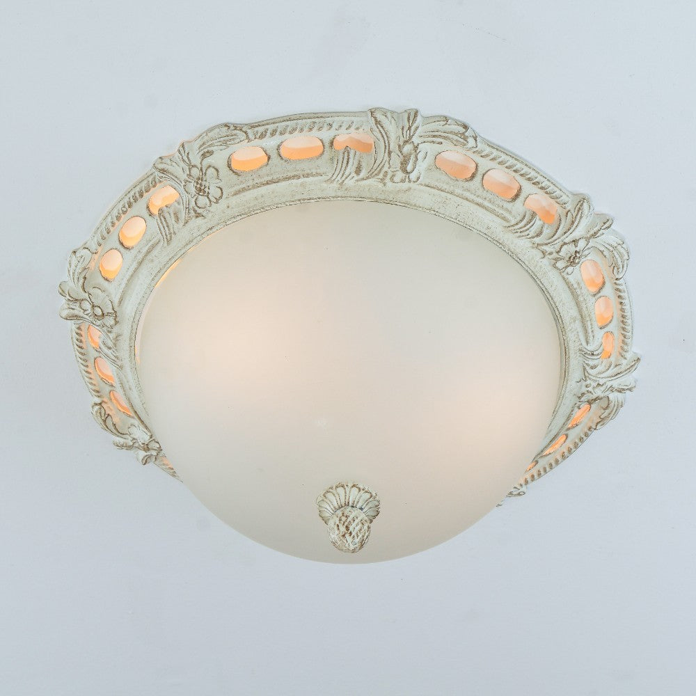 لطش فيرا، 2 لمبة، ألومنيوم، 35×20 سم أبيض من قنديل مصر - Vera Flush Light, 2 Lights, Aluminum, 35×20 cm White|Kandil Egypt