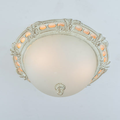 Vera 35cm 2 Lights Whitey Flush