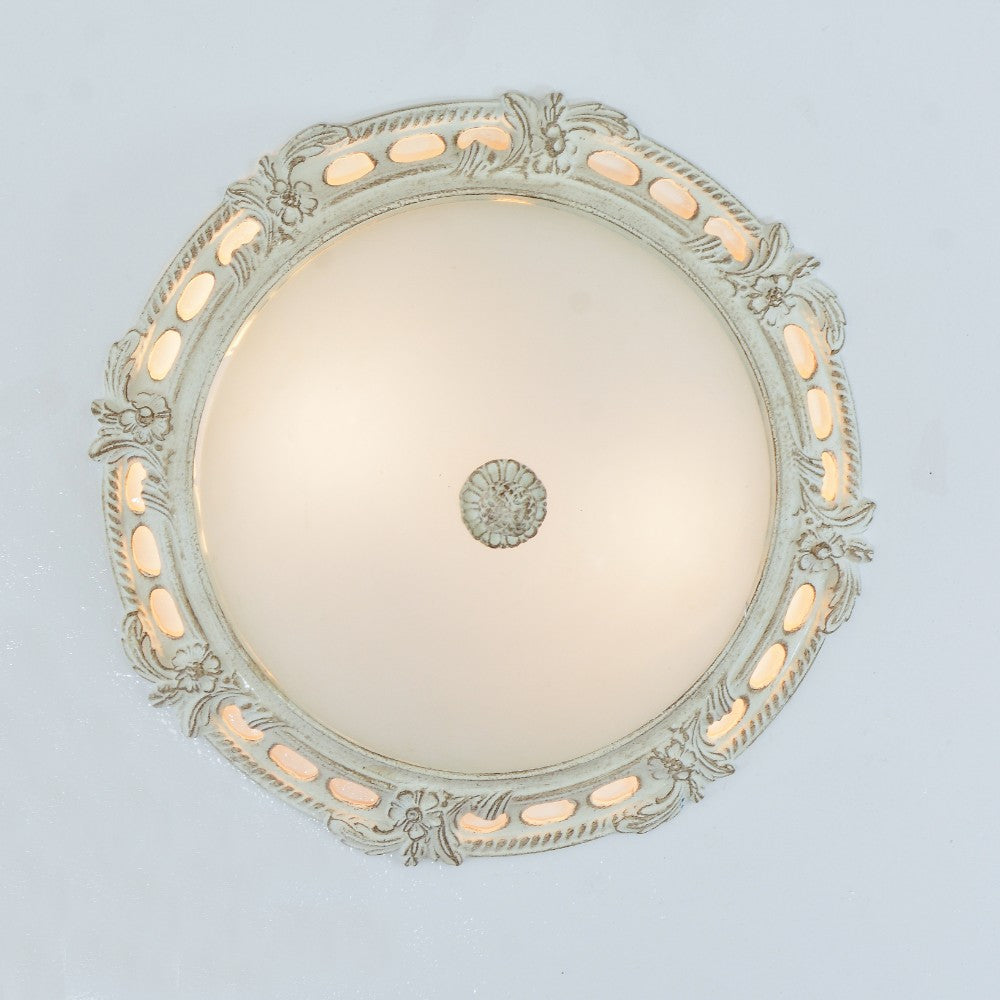 Vera 35cm 2 Lights Whitey Flush