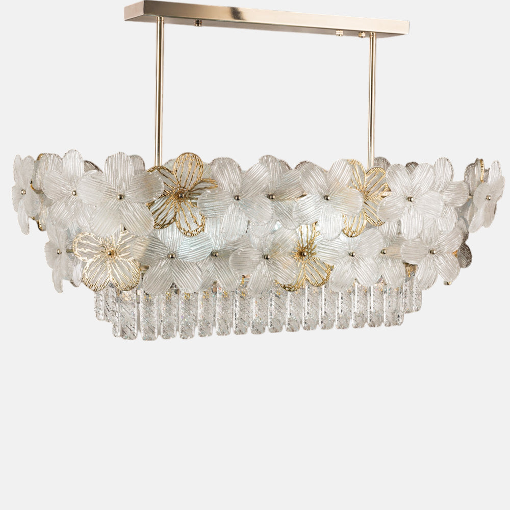 Florentine 80*30 cm Solitaire Gold Chandelier