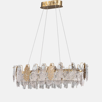 نجفة ميساكي LED، معدن/ستانلس ستيل، 80×30 سم - ذهبي سوليتير