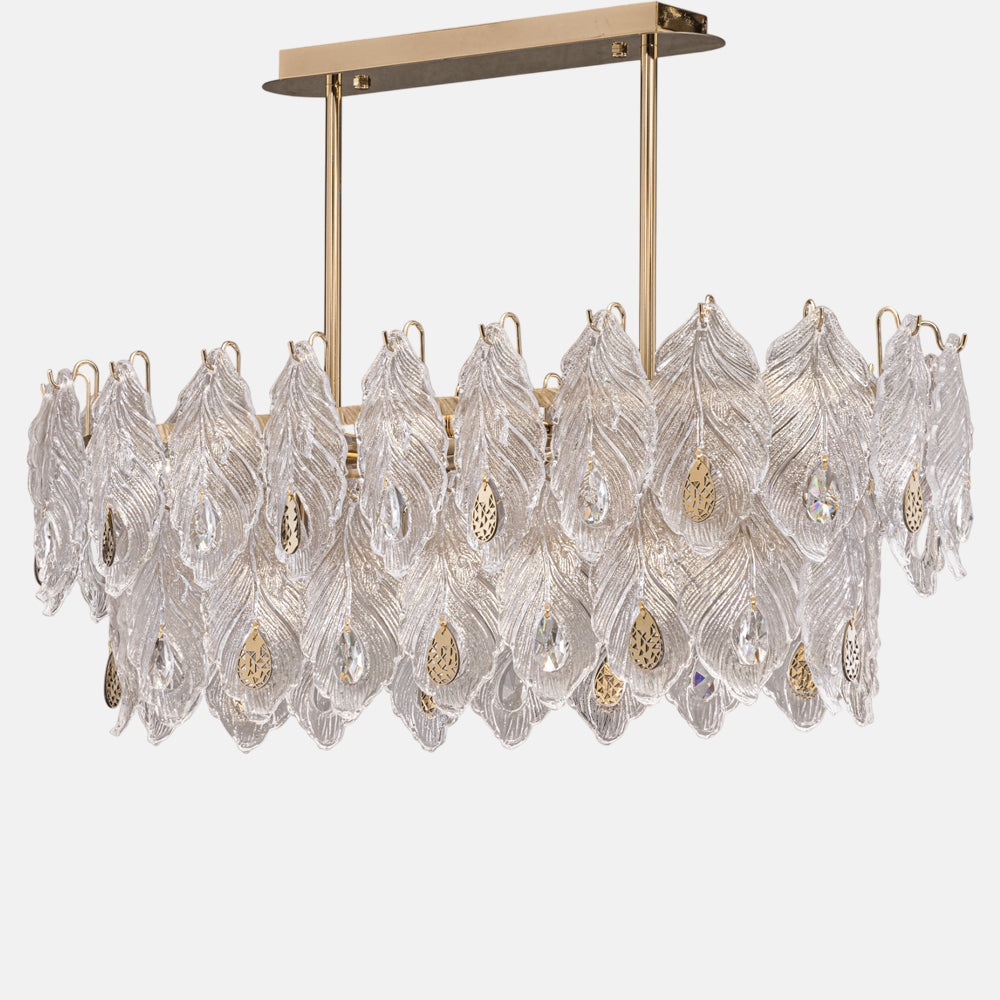 نجفة تاج، معدن/ستانلس ستيل، 90×40 سم - سوليتير ذهبي