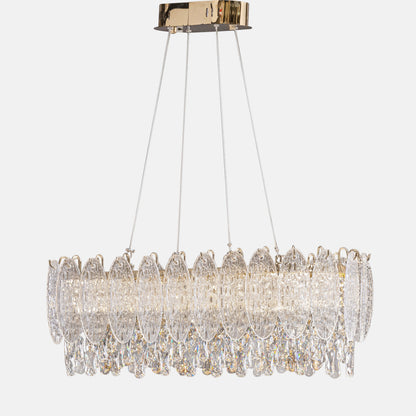 نجفة جوليو LED، معدن/ستانلس ستيل، 80×35 سم - سوليتير جولد