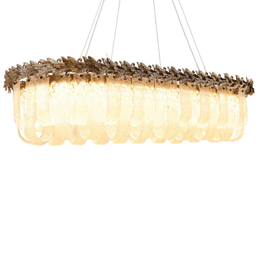 Bianca LED Chandelier, Stainless Steel, 115×50×80cm - Oxide-نجفة ليد بيانكا، استانلس ستيل، 115×50×80 سم - اكسيديه