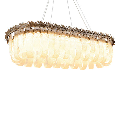 Bianca LED Chandelier, Stainless Steel, 115×50×80cm - Oxide-نجفة ليد بيانكا، استانلس ستيل، 115×50×80 سم - اكسيديه