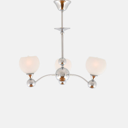 Bueno 3-light chrome chandelier