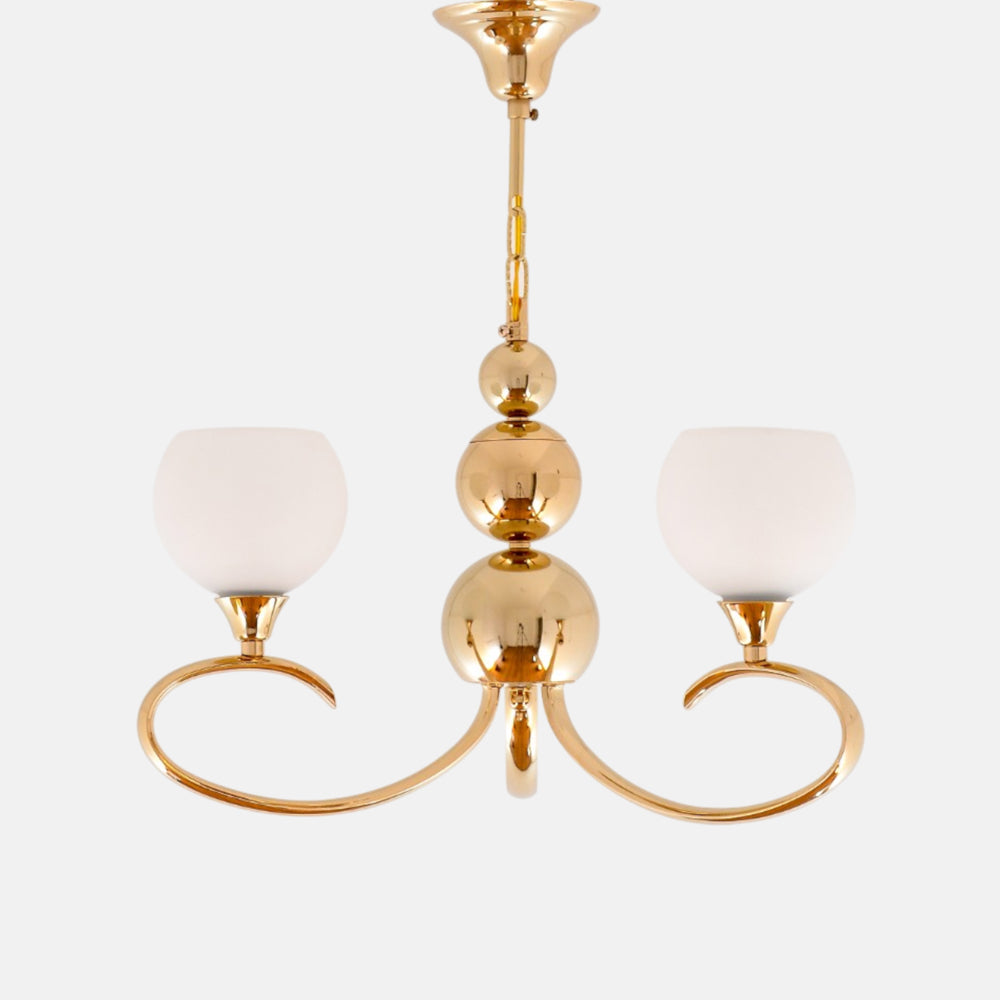 نجفة بولسو سوليتير ذهبية بثلاثة أضواء