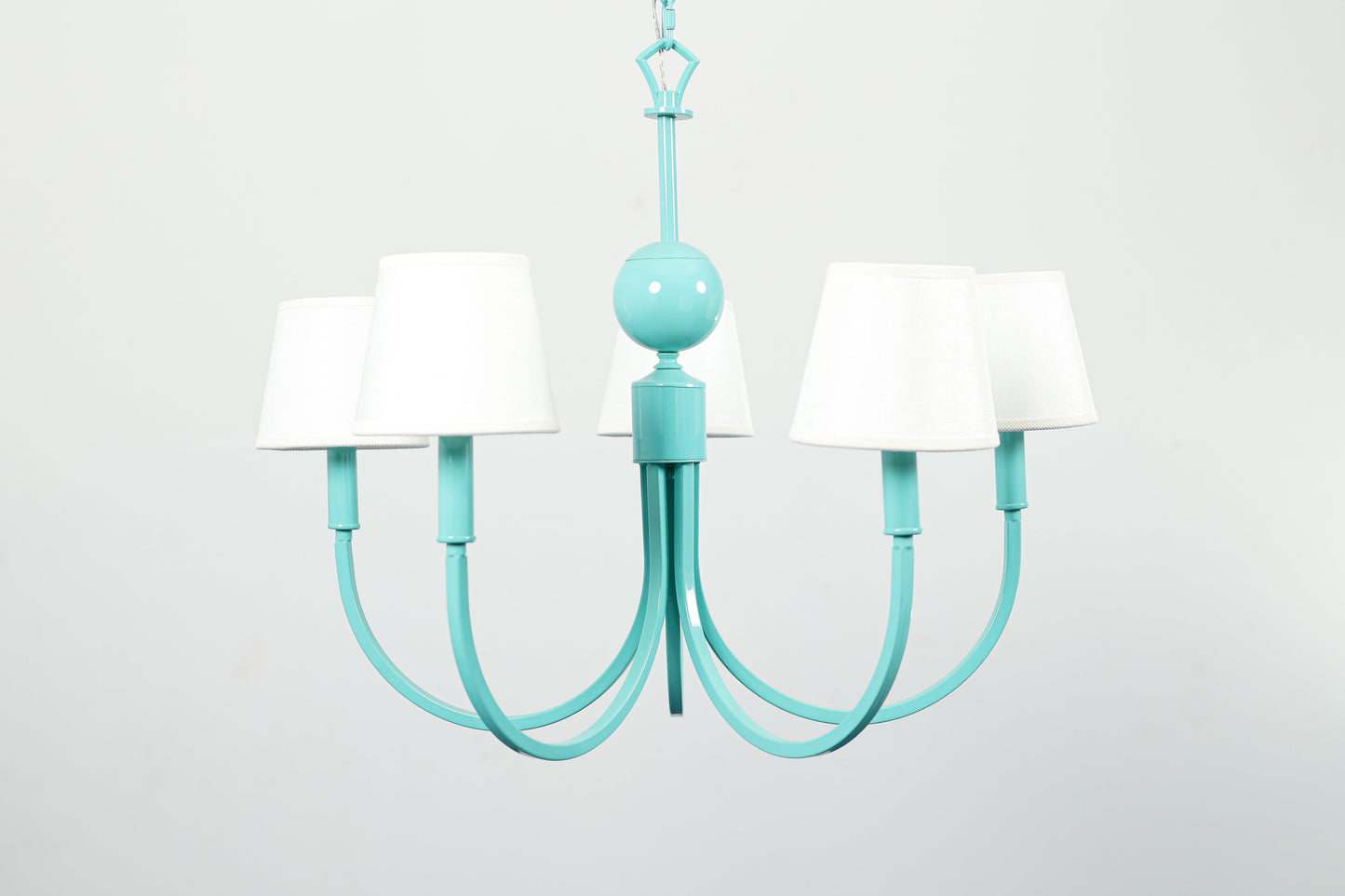 Milano Chandelier 5 Lights Metal 65×70cm Green - نجفة ميلانو 5 لمبة معدن 65×70 سم أخضر