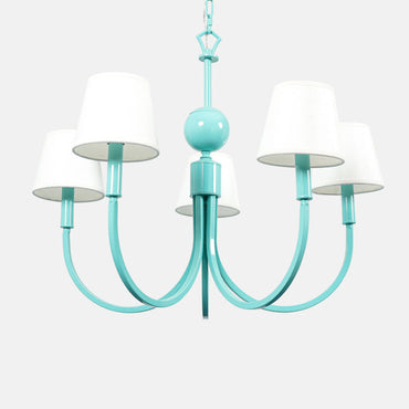 Milano Chandelier 5 Lights Metal 65×70cm Green - نجفة ميلانو 5 لمبة معدن 65×70 سم أخضر