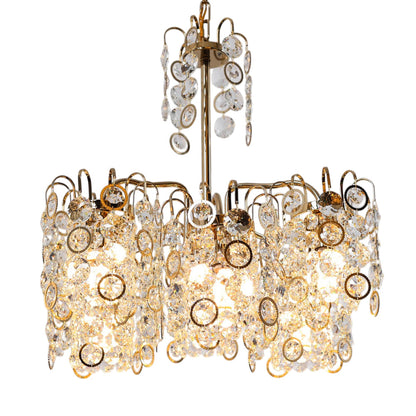 Bellora Chandelier, 6 Lights, Metal, 60×70cm - Solitaire Gold-نجفة بيلورا، 6 لمبة، معدن، 60×70 سم - سوليتير ذهبي