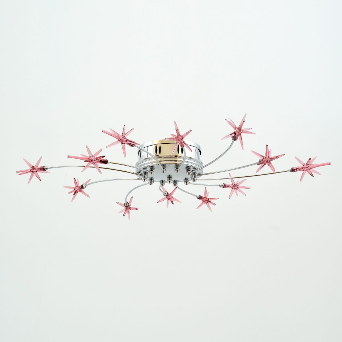 Halogen Chrome 12 Lamps Chandelier