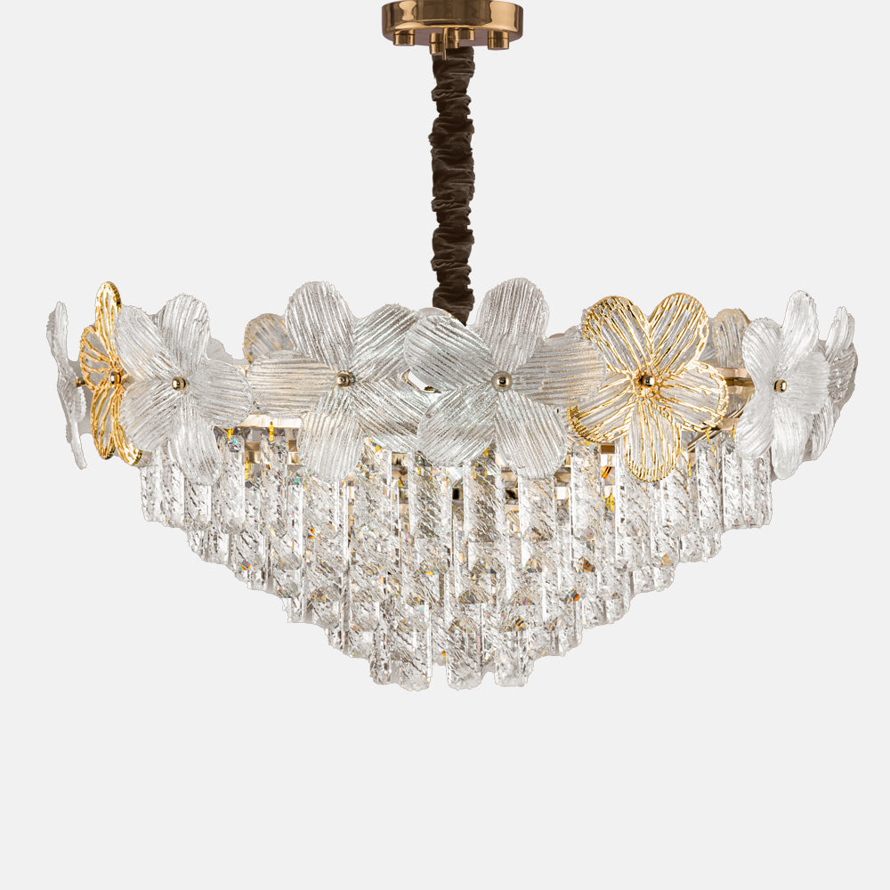 Florentine 70 cm Solitaire Gold Chandelier