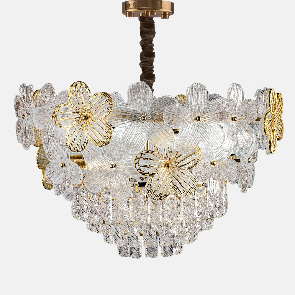 Florentine 50 cm Solitaire Gold Chandelier