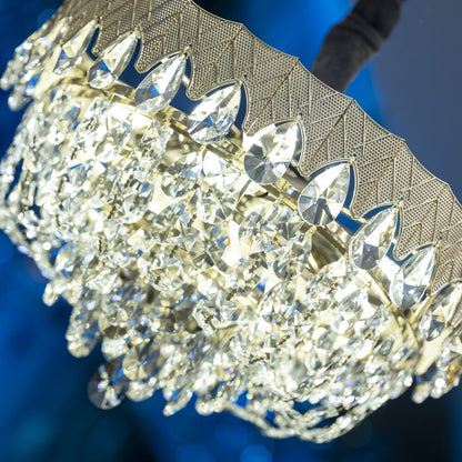 نجفة ملكية، معدن/ستانلس ستيل، 80×50 سم - سوليتير جولد