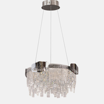 نجفة على شكل خلية نحل، معدن/ستانلس ستيل، 80×50 سم - كروم