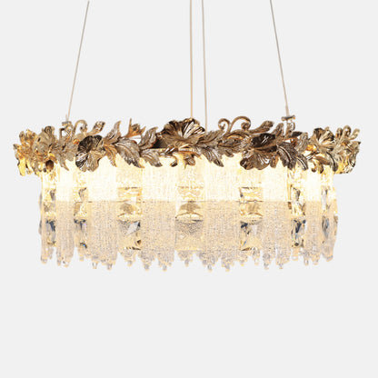 Stefania Chandelier, Stainless Steel, 50×60cm - Solitaire Gold