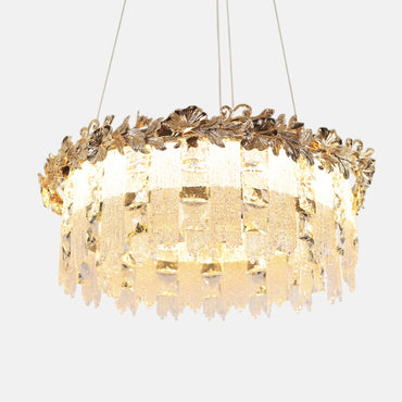 Stefania Chandelier, Stainless Steel, 50×60cm - Solitaire Gold