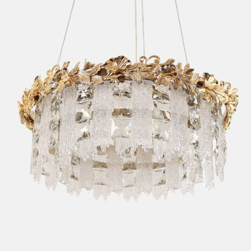 Stefania Chandelier, Stainless Steel, 50×60cm - Solitaire Gold