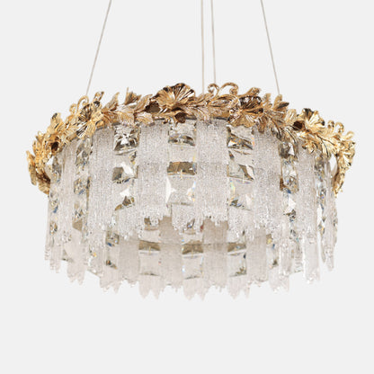 Stefania Chandelier, Stainless Steel, 50×60cm - Solitaire Gold