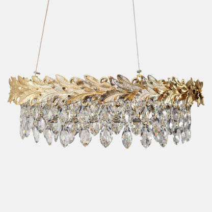 Cleopatra Chandelier, Metal/Stainless Steel, 50×60cm - Solitaire Gold