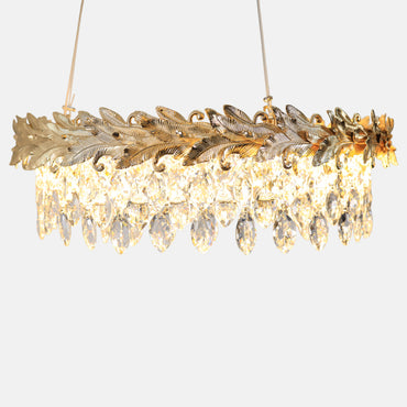 Cleopatra Chandelier, Metal/Stainless Steel, 50×60cm - Solitaire Gold