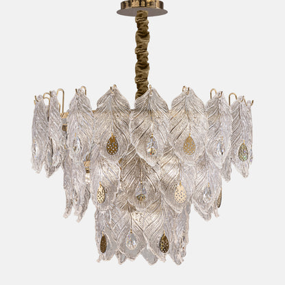 Crown Chandelier, Metal/Stainless Steel, 80×80cm - Solitaire Gold