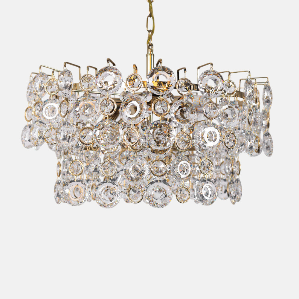 Amalia 60 cm Chandelier Solitaire Gold