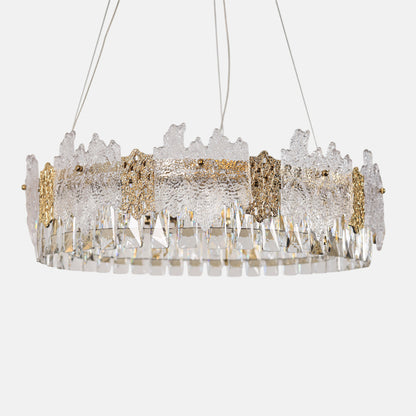 Electra Chandelier, Metal/Stainless Steel, 60×65cm - Solitaire Gold