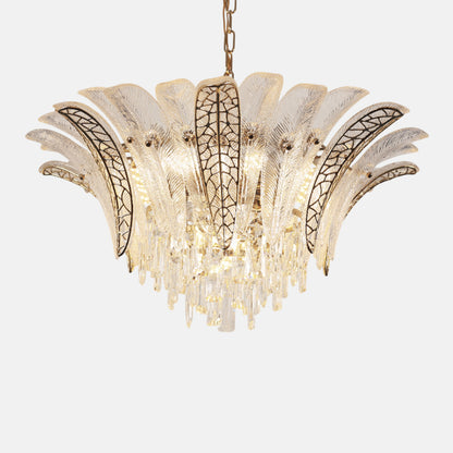 Cleo Chandelier, 11 Lights, Stainless Steel, 60×50cm - Solitaire Gold