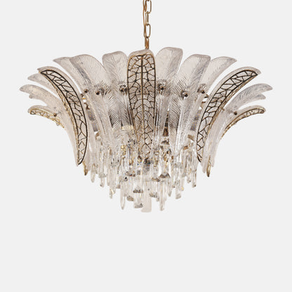 Cleo Chandelier, 11 Lights, Stainless Steel, 60×50cm - Solitaire Gold