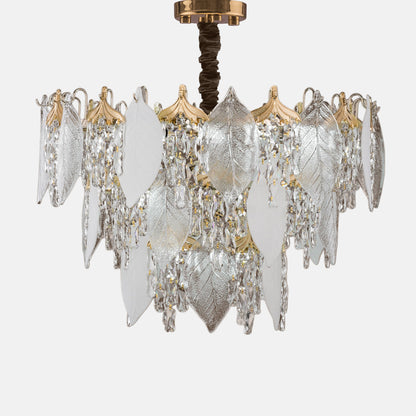 Majestic Chandelier, 12 Lights, Metal, 70×70cm - Solitaire Gold