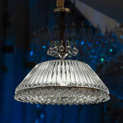 نجفة ذهبية على شكل مظلة بطول 70 سم