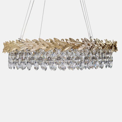 Cleopatra Chandelier, Metal/Stainless Steel, 70×65cm - Solitaire Gold