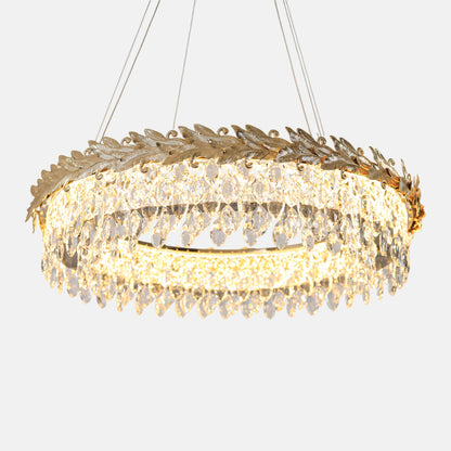 Cleopatra Chandelier, Metal/Stainless Steel, 70×65cm - Solitaire Gold
